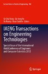 IAENG Transactions on Engineering Technologies