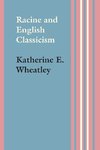 Racine and English Classicism