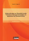 Untersuchungen zur Diversität larvaler Trichoptera-Artengemeinschaften im Speyerbach bei Neustadt (Pfalz)