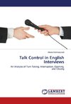 Talk Control in English Interviews