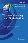 System Modeling and Optimization