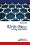 RF- Sputtered Cadmium Oxide thin films for gas sensing application