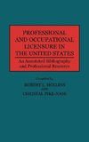 Professional and Occupational Licensure in the United States