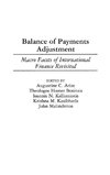 Balance of Payments Adjustment