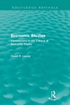 Economic Studies (Routledge Revivals)