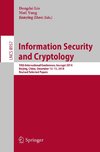 Information Security and Cryptology