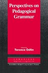 Perspectives on Pedagogical Grammar