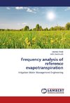 Frequency analysis of reference evapotranspiration