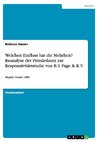 Welchen Einfluss hat die Mehrheit? Reanalyse der Primärdaten zur Responsivitätsstudie von B. I. Page & R. Y.