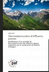 Thermodestruction d'ef¿uents gazeux