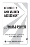 Carmines, E: Reliability and Validity Assessment