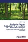 Studies On Biomass Production Of Urban Parks For Carbon Pool Analysis