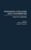 Managing Colleges and Universities