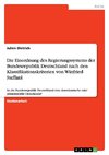 Die Einordnung des Regierungssystems der Bundesrepublik Deutschland nach den Klassifikationskriterien von Winfried Steffani