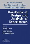 Dean, A: Handbook of Design and Analysis of Experiments