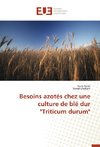 Besoins azotés chez une culture de blé dur 