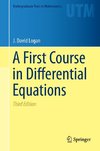 A First Course in Differential Equations