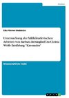 Untersuchung der bildkünstlerischen Arbeiten von Barbara Beisinghoff zu Christa Wolfs Erzählung 