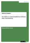 Die Zahlen in wissenschaftlichen Arbeiten. Eine Untersuchung