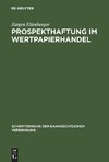 Prospekthaftung im Wertpapierhandel