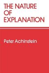 Achinstein, P: The Nature of Explanation