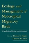 Martin, T: Ecology and Management of Neotropical Migratory B