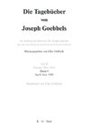 Die Tagebücher von Joseph Goebbels, Band 4, April - Juni 1942