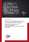 Pour un développement des compétences plurilingues