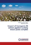 Impact of transgenic Bt cotton against sucking insect pests complex