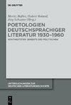 Poetologien deutschsprachiger Literatur 1930-1960