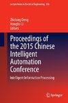 Proceedings of the 2015 Chinese Intelligent Automation Conference