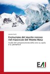 Evoluzione del manto nevoso nel massiccio del Monte Rosa