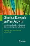 Chemical Research on Plant Growth