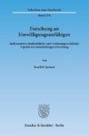 Jansen, S: Forschung an Einwilligungsunfähigen