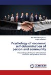Psychology of economic self-determination of person and community