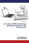 A study of VOIP technology getting preference over calling cards