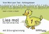 Lies mal 1 (mit Silbengliederung) - Das Heft mit der Ente