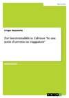 Zur Intertextualität in Calvinos 