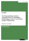 Der Zusammenhang zwischen atmosphärischer und inhaltlicher Entwicklung in Szene I,1 in Friedrich Schillers 