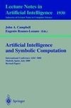 Artificial Intelligence and Symbolic Computation