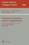 Numerical Analysis and Its Applications