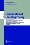 Computational Learning Theory