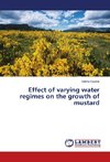 Effect of varying water regimes on the growth of mustard