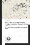 René Ghil, poète-philosophe. Analyse métrique d'un extrait de l'oeuvre