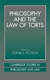 Philosophy and the Law of Torts