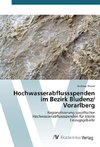 Hochwasserabflussspenden im Bezirk Bludenz/ Vorarlberg