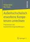 Außerhochschulisch erworbene Kompetenzen anrechnen