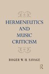 Hermeneutics and Music Criticism