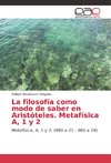 La filosofía como modo de saber en Aristóteles. Metafísica A, 1 y 2