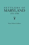 Settlers of Maryland, 1731-1750